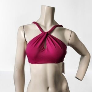Shade & Shore Bikini Top Womens 32B Magenta NEW